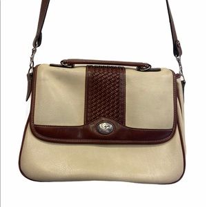 90’s Vintage Crossbody Braided Flap Bag GUC